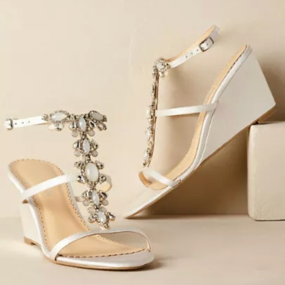 Anthropologie Bella Belle Celia Wedge Heels